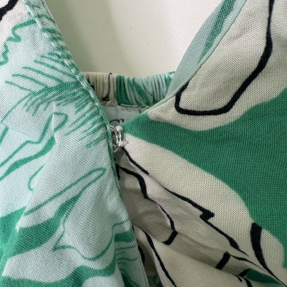Luxology Teal Floral Jumpsuit - Picture 6 of 10